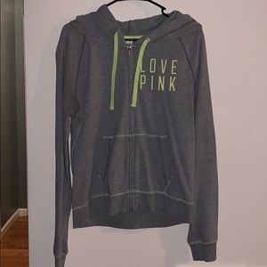 Victoria secret pink zip up jacket